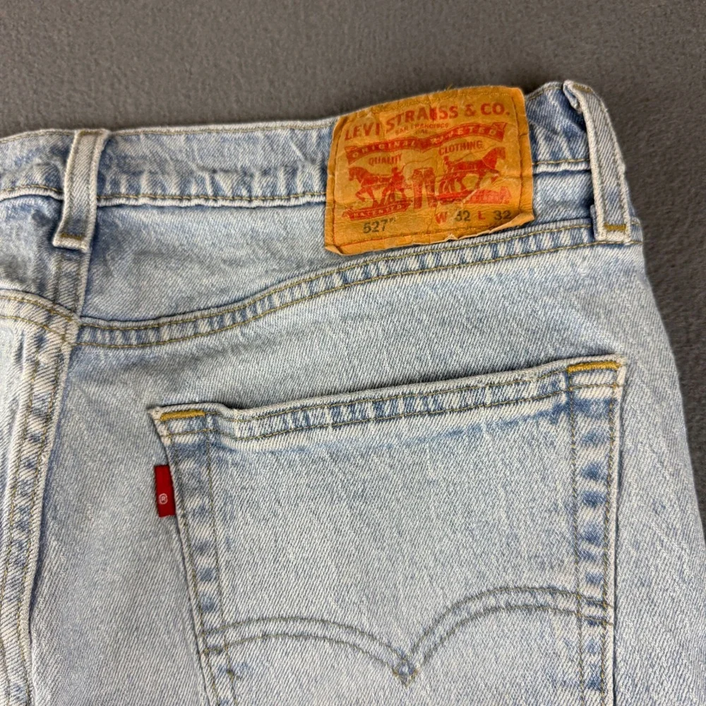 Levis 517 Jeans Men's 32x32 Blue Bootcut Cowboy Western Rodeo Light Wash Slim